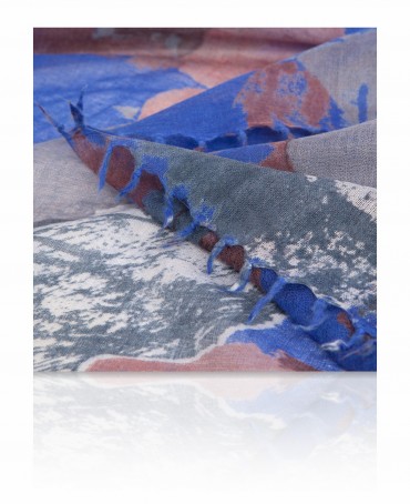 Палантин Женский W-OIL.CANVAS/NAVY